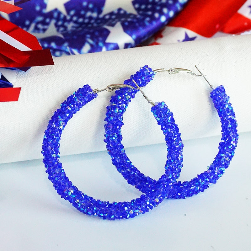 Cross Crystal Earrings - product image 11