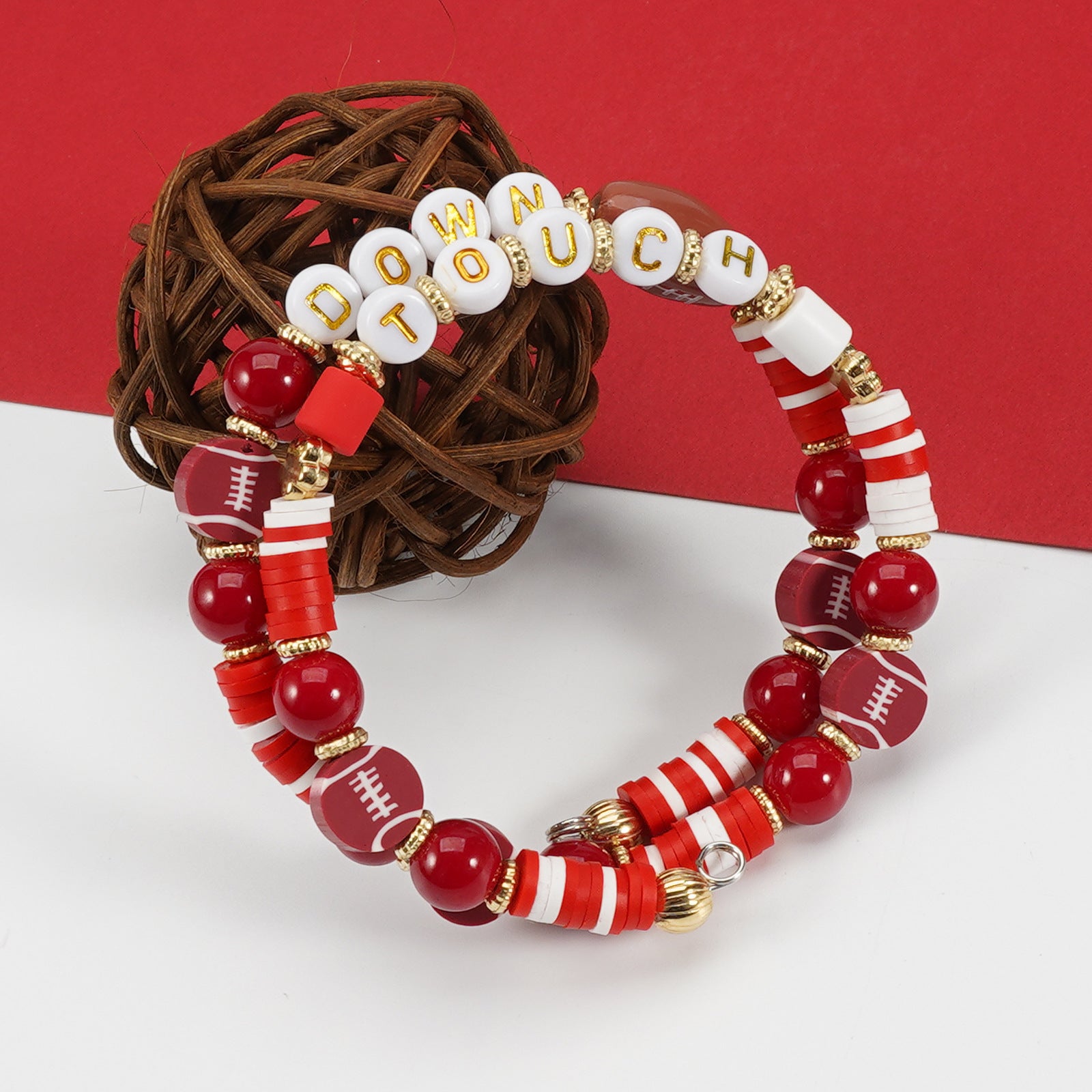 Cross Beaded Bracelet - product image 3