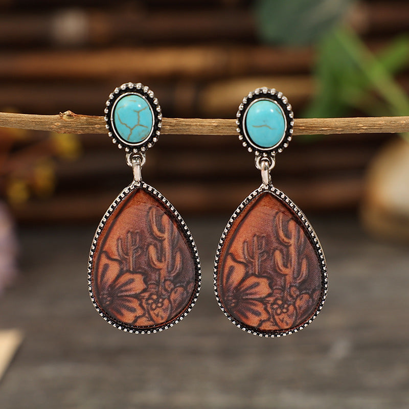 Turquoise Vintage Earrings - product image 1