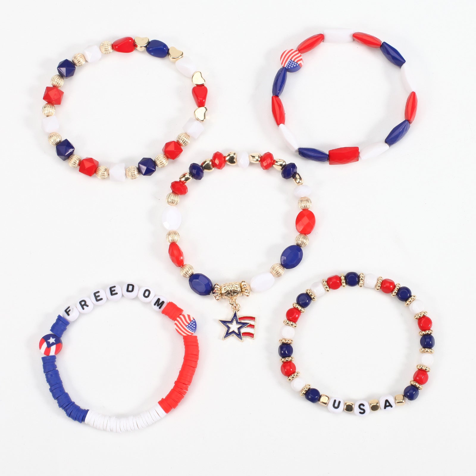 Flag Beaded Crystal Bracelet - product image 18