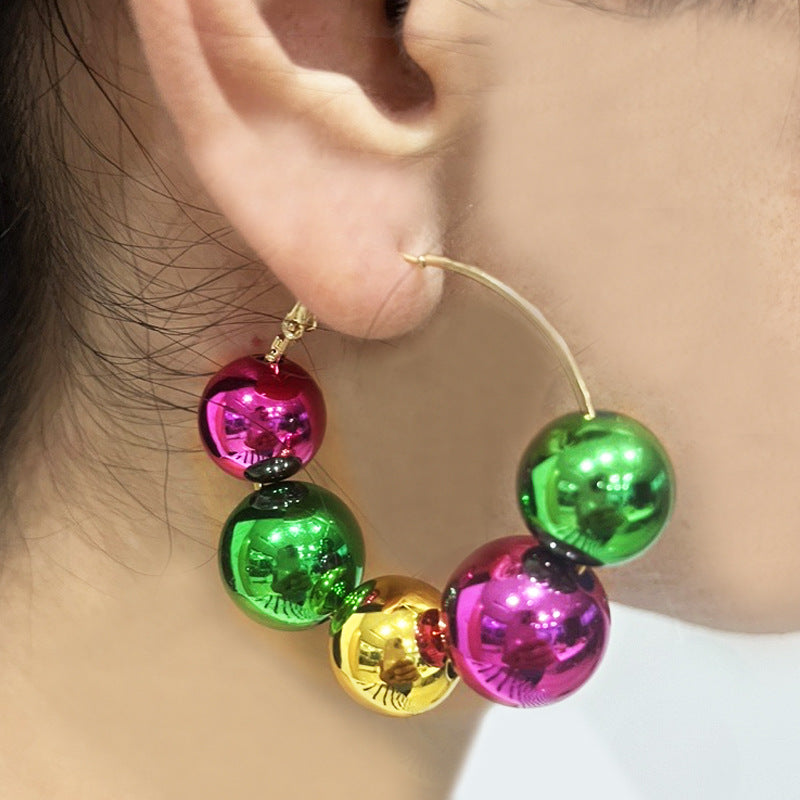 Feather Cross Beaded Earrings - product image 18