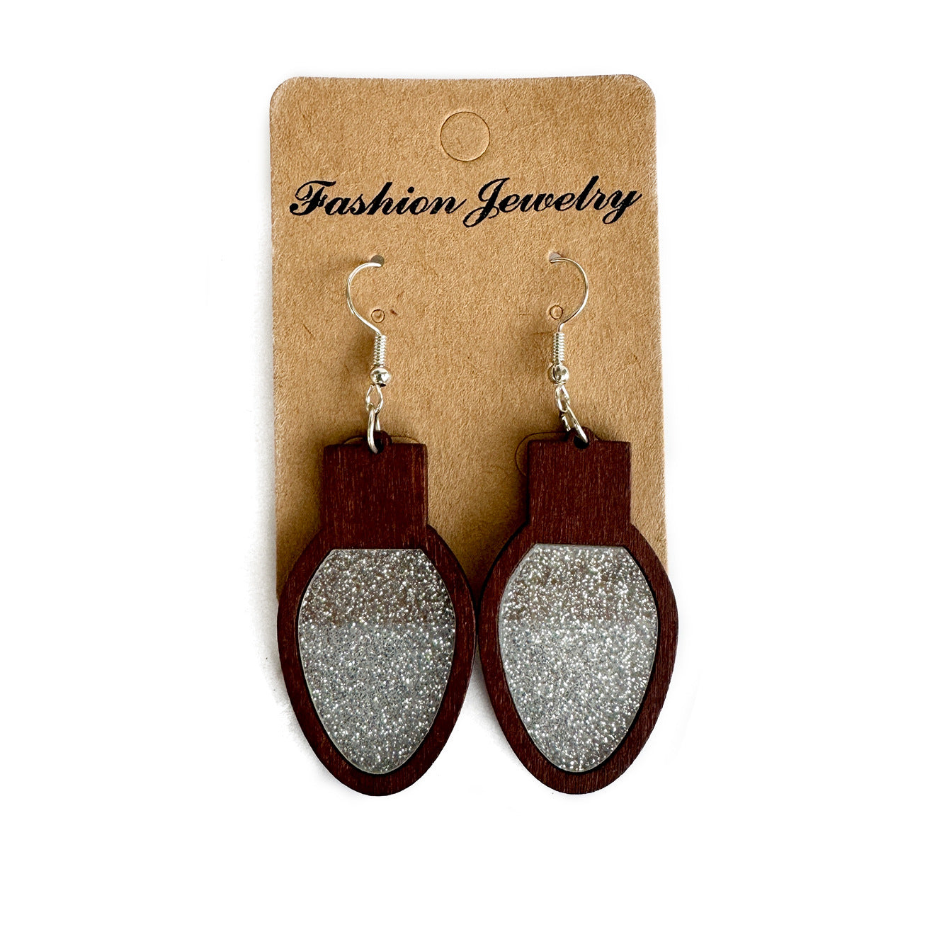 Cross Wood Acrylic Earrings - product image 11