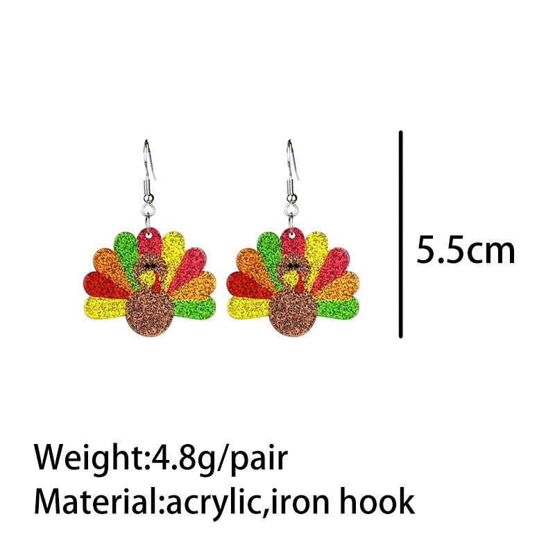 Floral Cross Earrings - product image 8