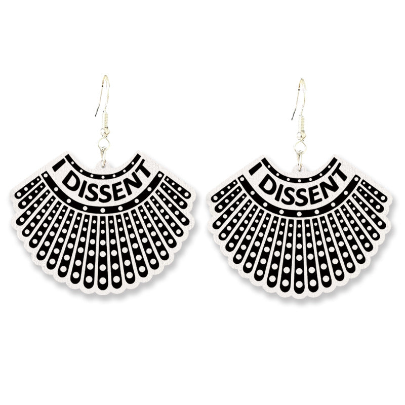 Cross Wood Earrings for Women - product image 2