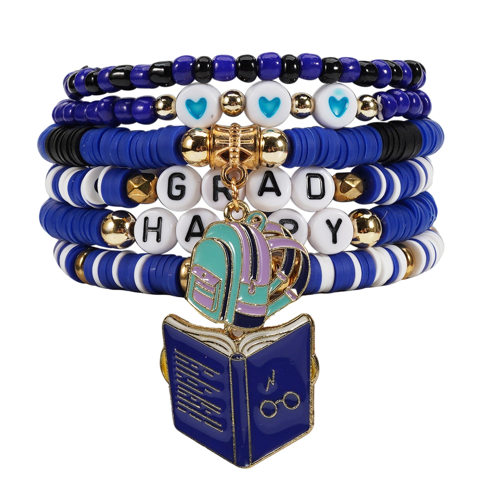 Back-to-school Season Bracelet Book and Graduation Cap A+fraction Ruler - product image 7
