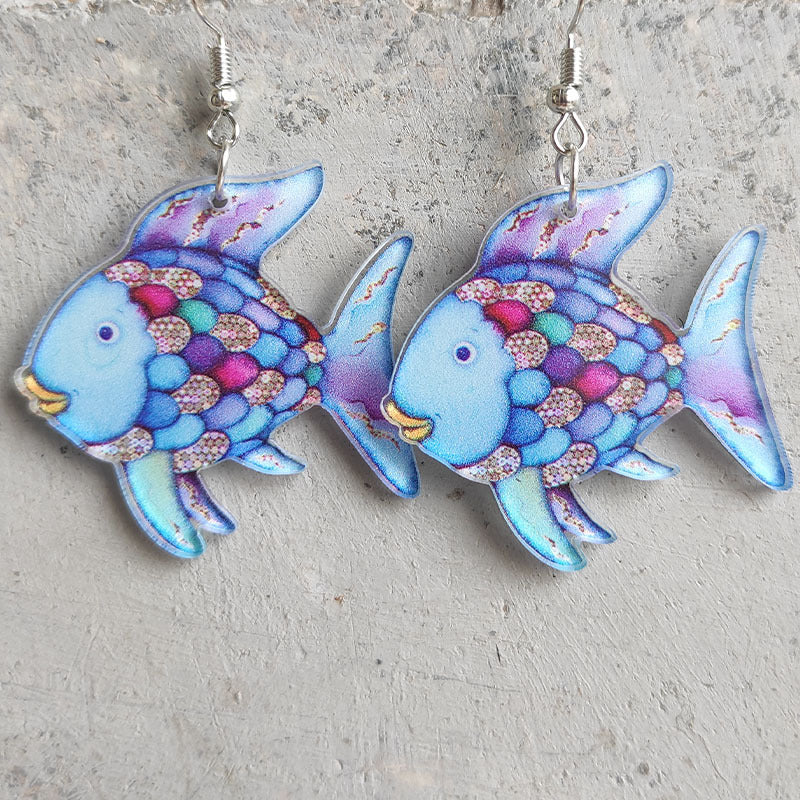 Cross Resin Earrings