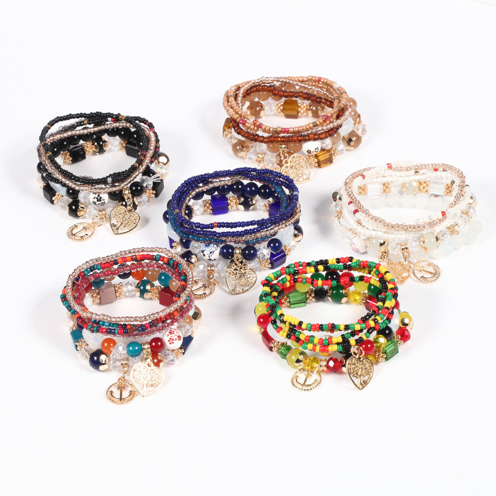 Boho Cross Beaded Bracelet for Women - product image 2