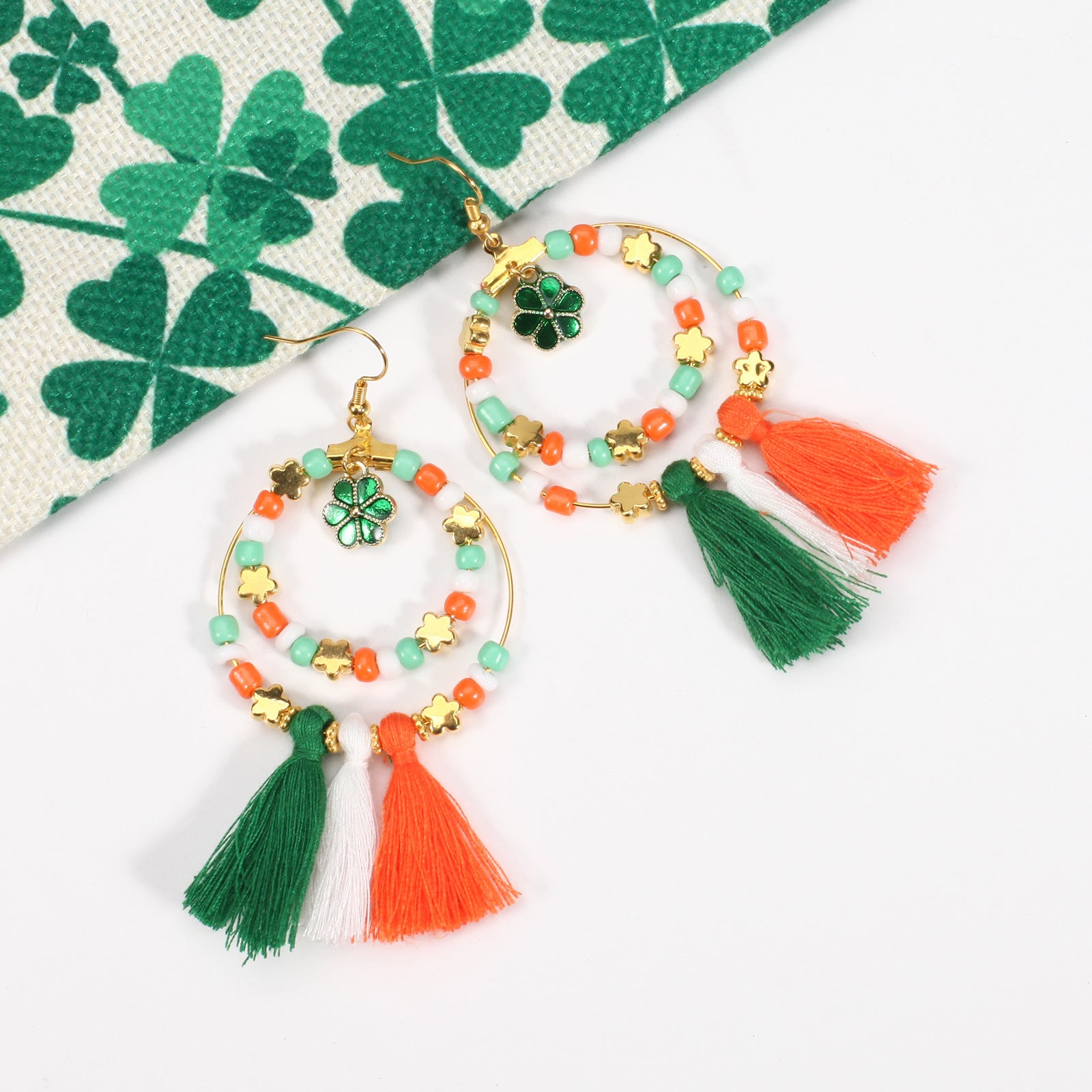 Wine Glass Beaded Crystal Earrings - product image 24