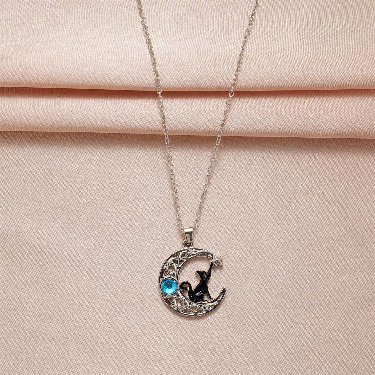 Moon Cross Necklace for Women - product image 2