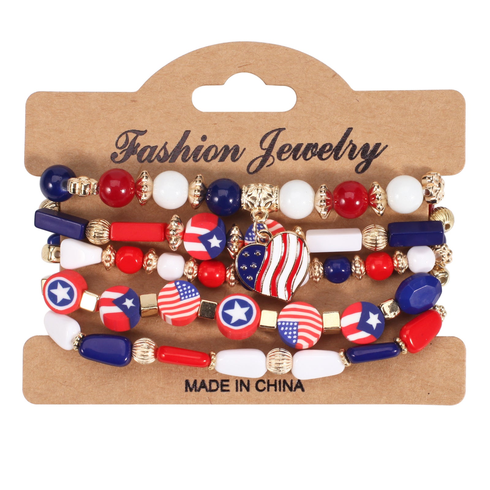 Flag Beaded Crystal Bracelet - product image 8