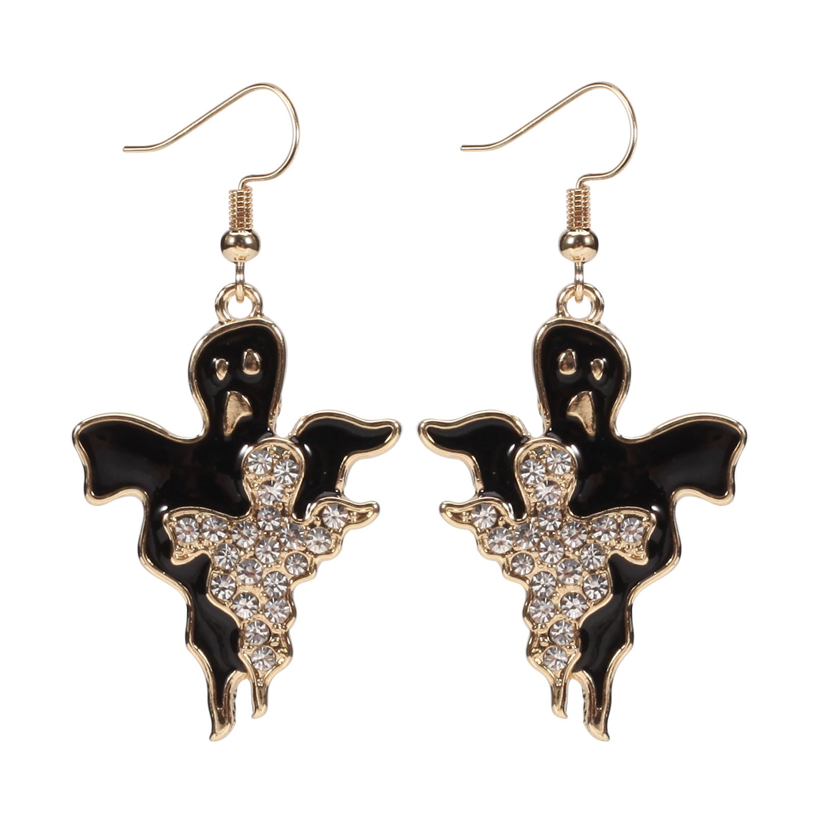 Halloween Earrings Featuring A Little Cat - A Screaming Ghost - A Pumpkin - A - product image 5