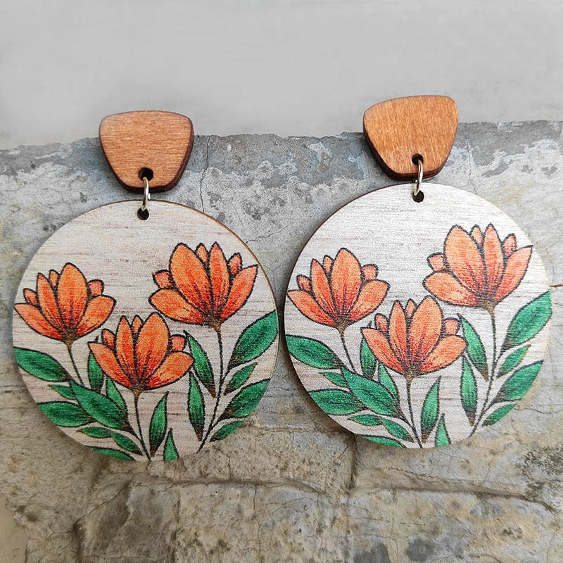 Boho Floral Earrings - product image 1