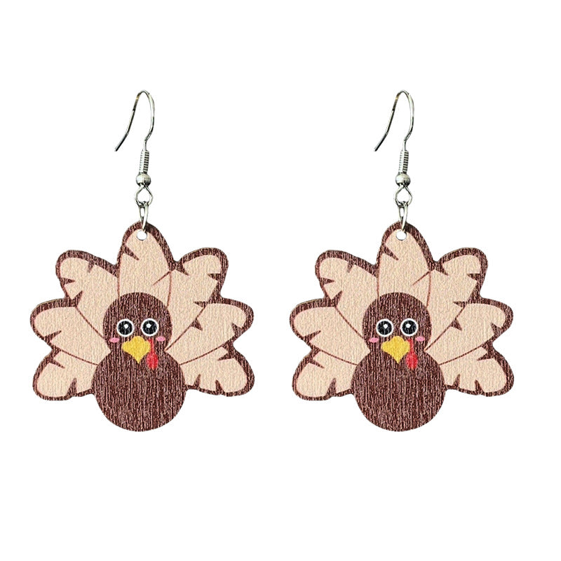 Cross Wood Earrings for Women - product image 4
