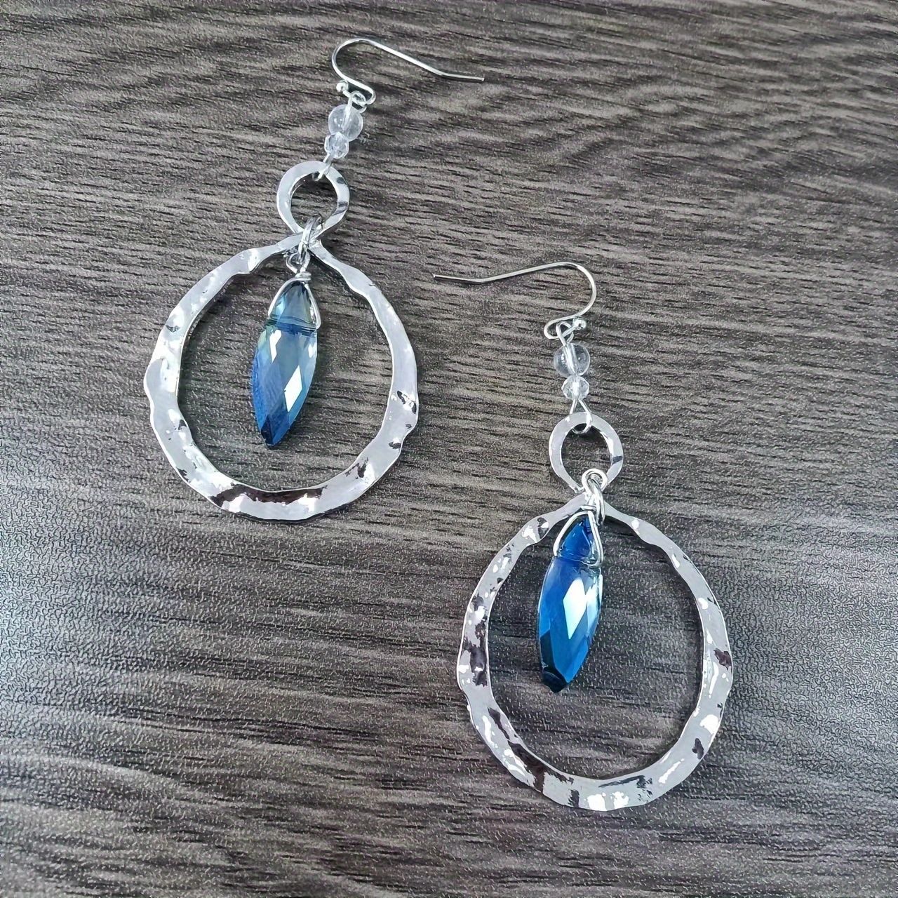Vintage Moon Cross Earrings - product image 2
