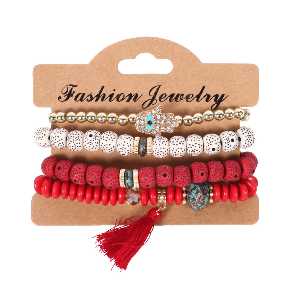 Vintage Cross Beaded Bracelet - product image 6