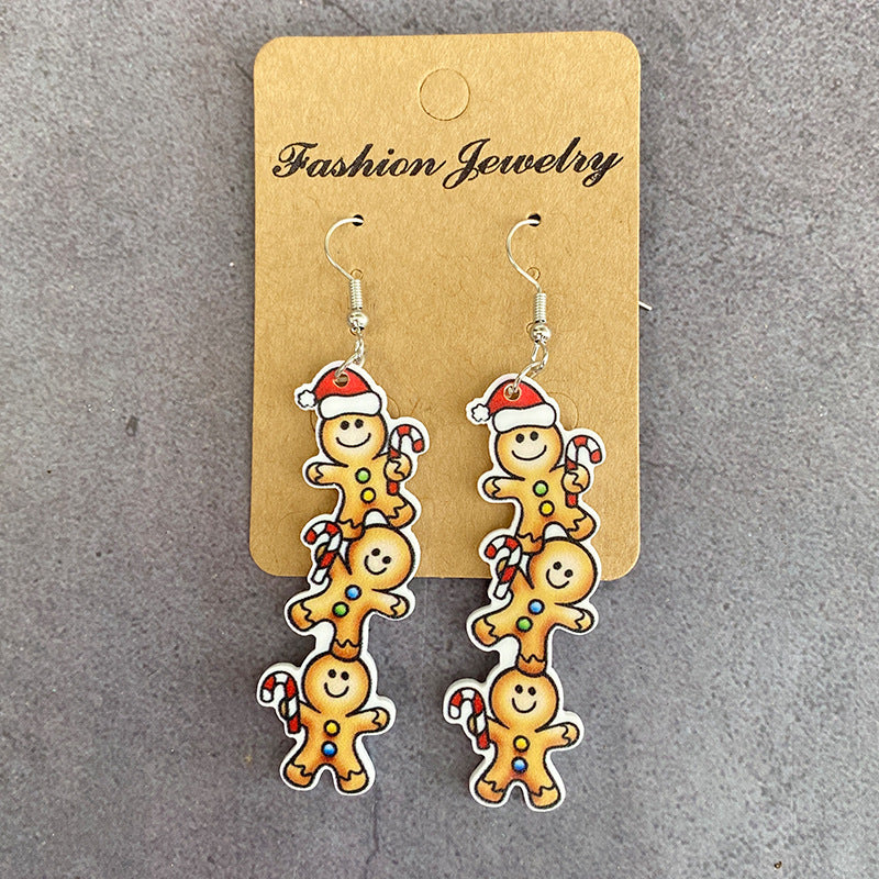 Cross Acrylic Earrings - product image 2