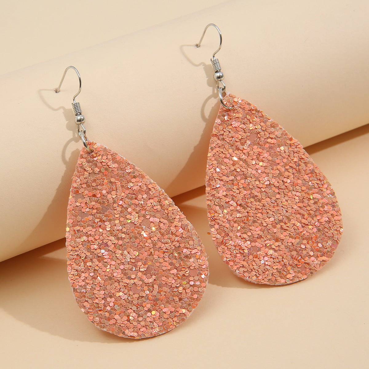 Cross Leather Earrings - product image 2