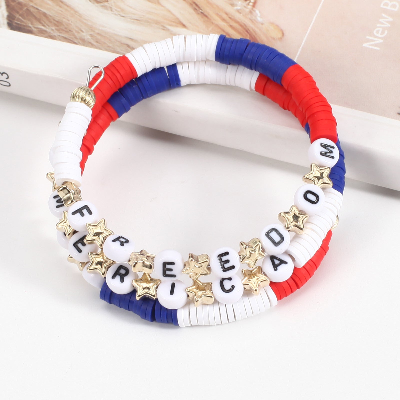 Flag Beaded Bracelet - product image 36