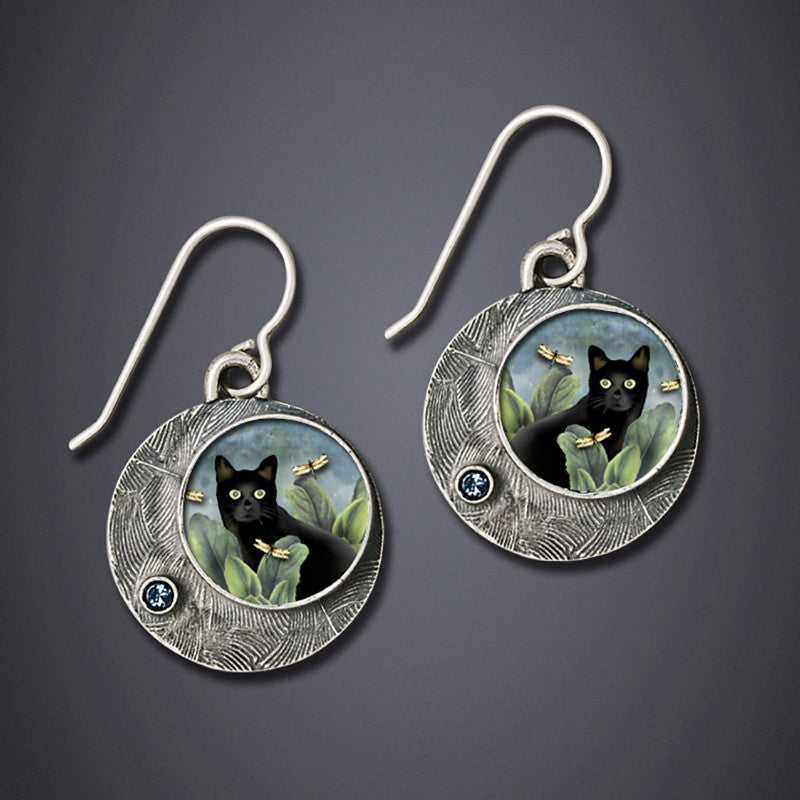 Vintage Geometric Cross Earrings for Women - product image 1