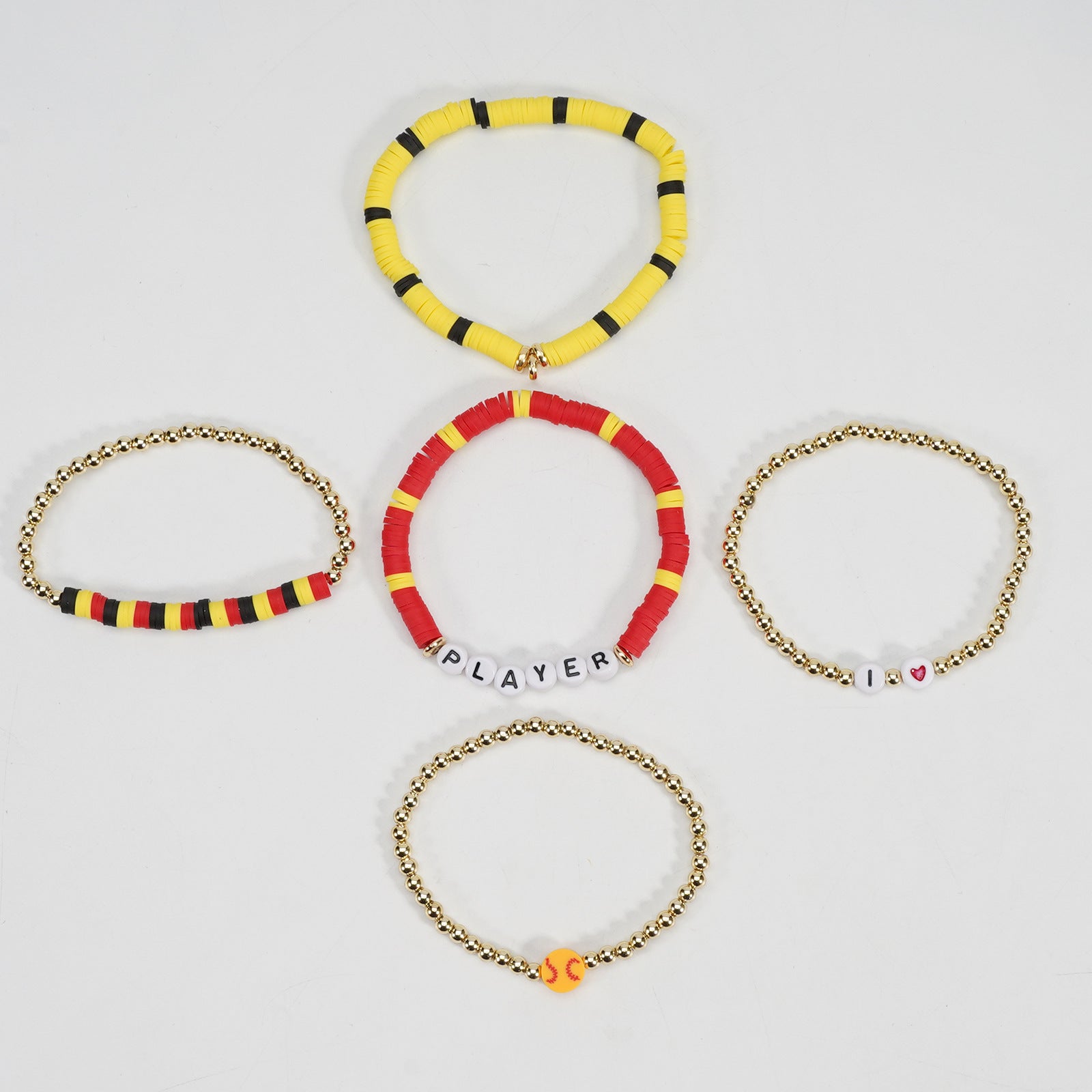 Cross Beaded Bracelet