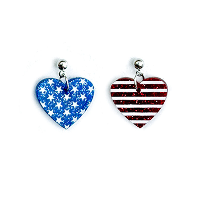 Flag Acrylic Earrings - product image 5