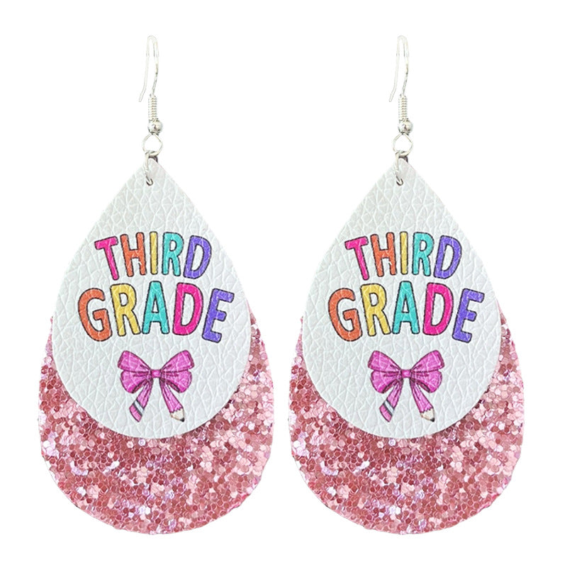 Cross Leather Earrings for Women