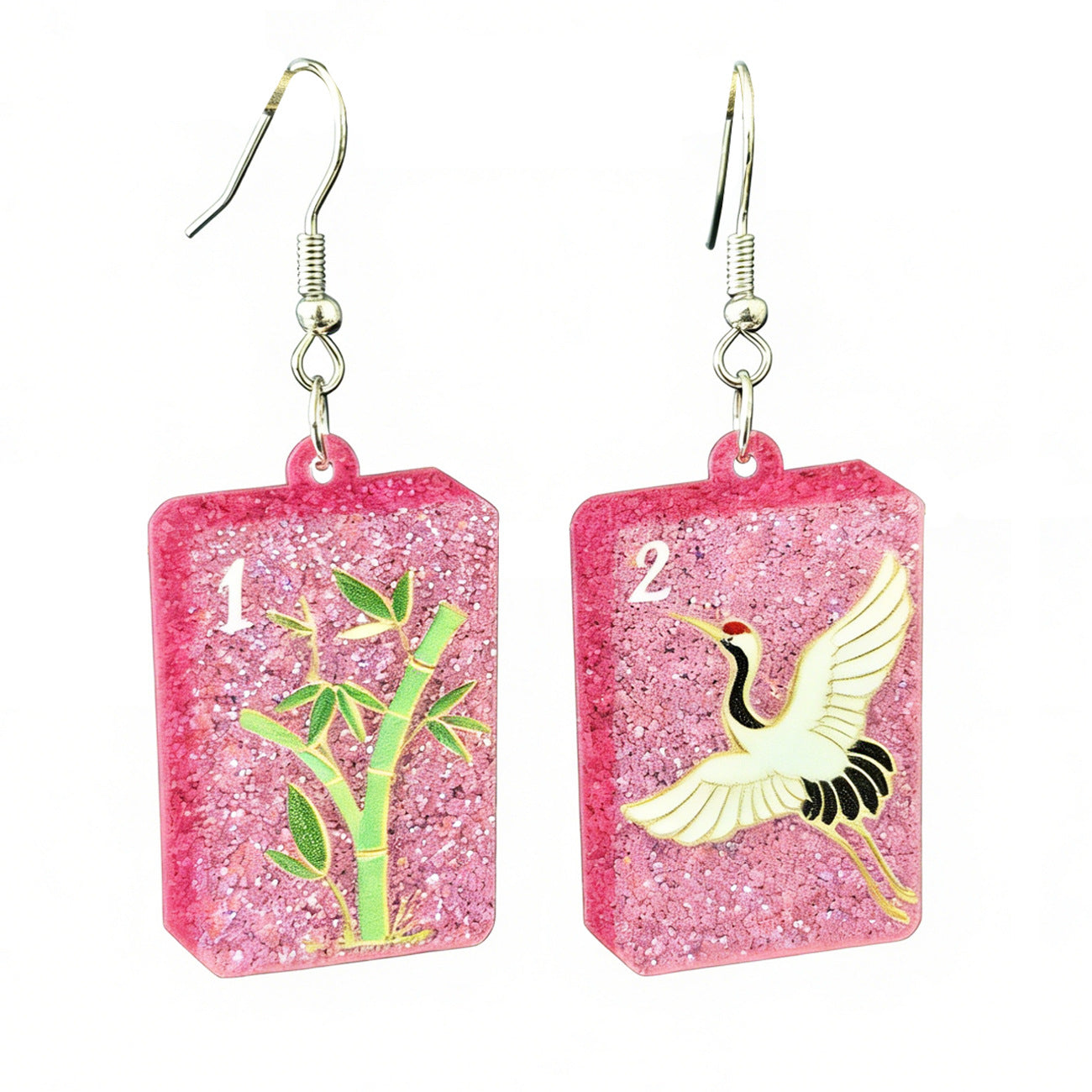 Sourced Jewelry: Popular Mahjong-themed Red Suit - Spades - and Clubs Fun - product image 7