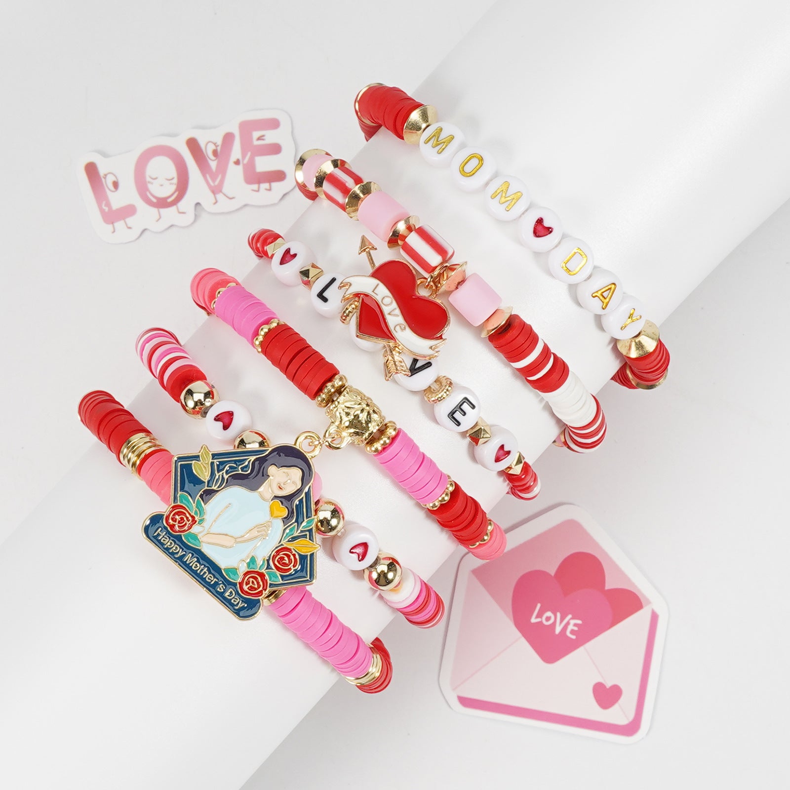 Floral Heart Beaded Bracelet - product image 21