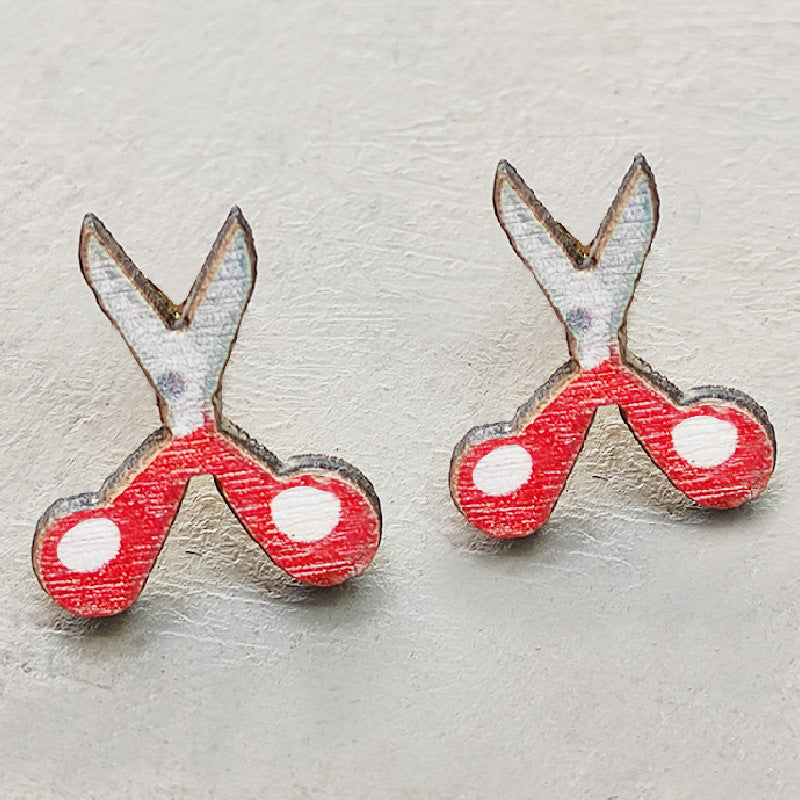 Cross Wood Earrings - product image 13