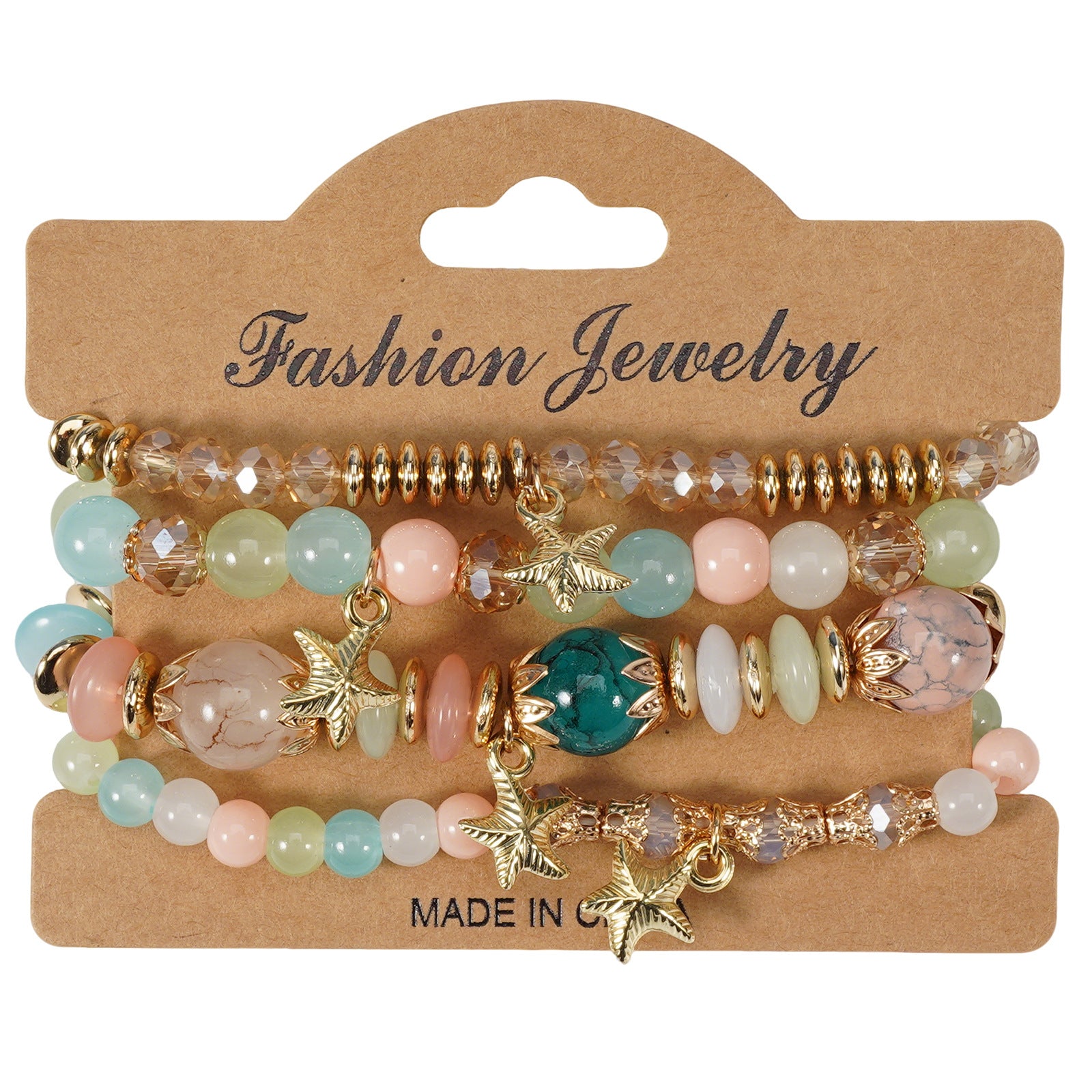 Boho Cross Beaded Crystal Necklace - product image 13