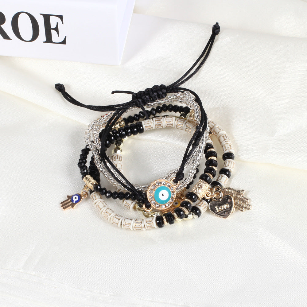 Cross Beaded Bracelet