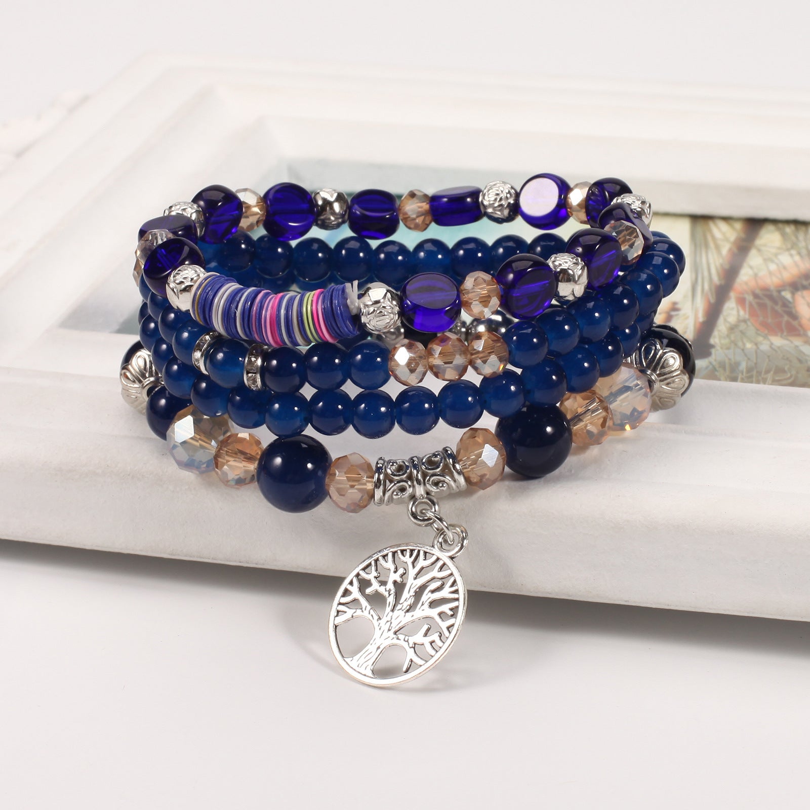 Boho Beaded Crystal Jewelry Set - product image 22