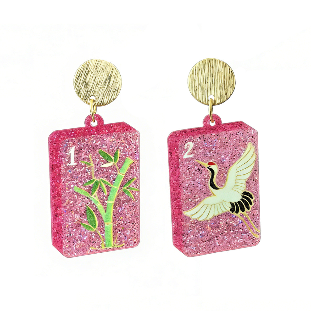 Sourced Jewelry: Popular Mahjong-themed Red Suit - Spades - and Clubs Fun - product image 10