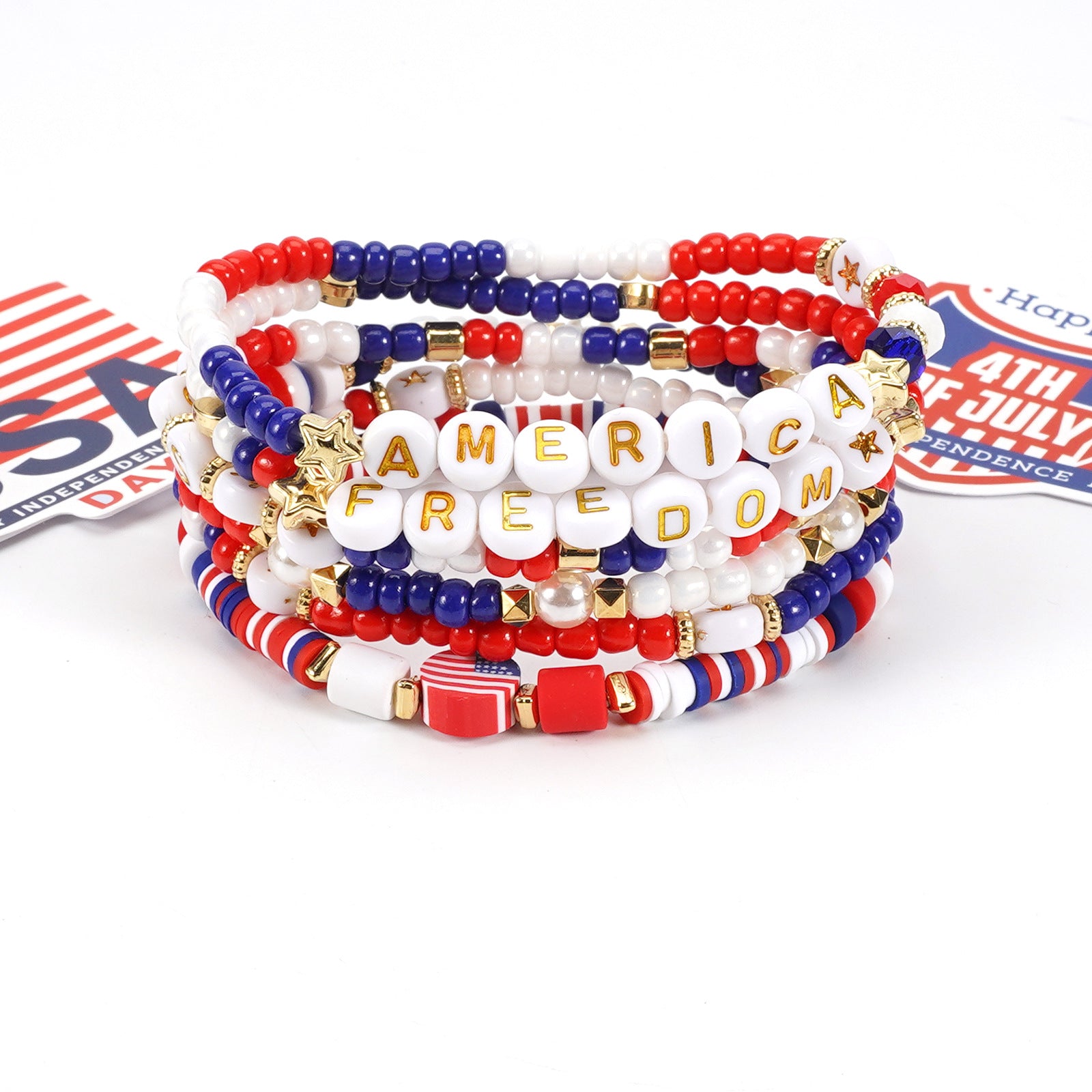 Flag Beaded Bracelet - product image 22