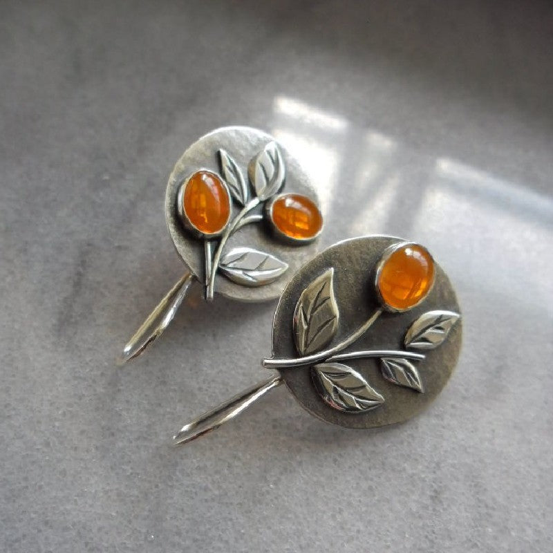 Vintage Floral Cross Earrings - product image 3