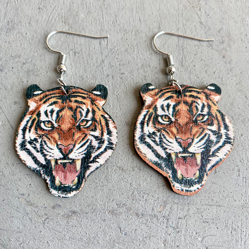 Statement Cross Wood Earrings - product image 9