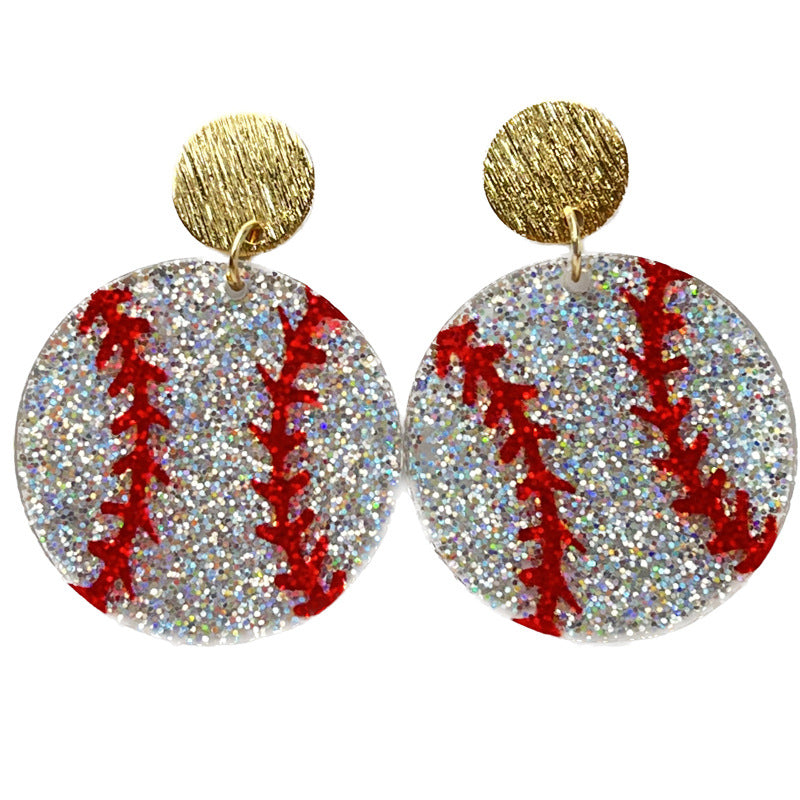 Cross Acrylic Earrings - product image 4