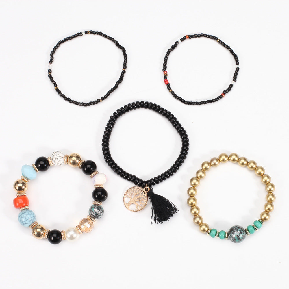 Boho Beaded Crystal Bracelet - product image 3