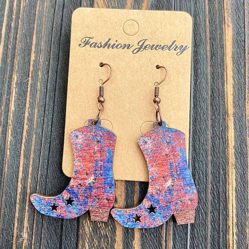 Western Vintage Cross Earrings - product image 3