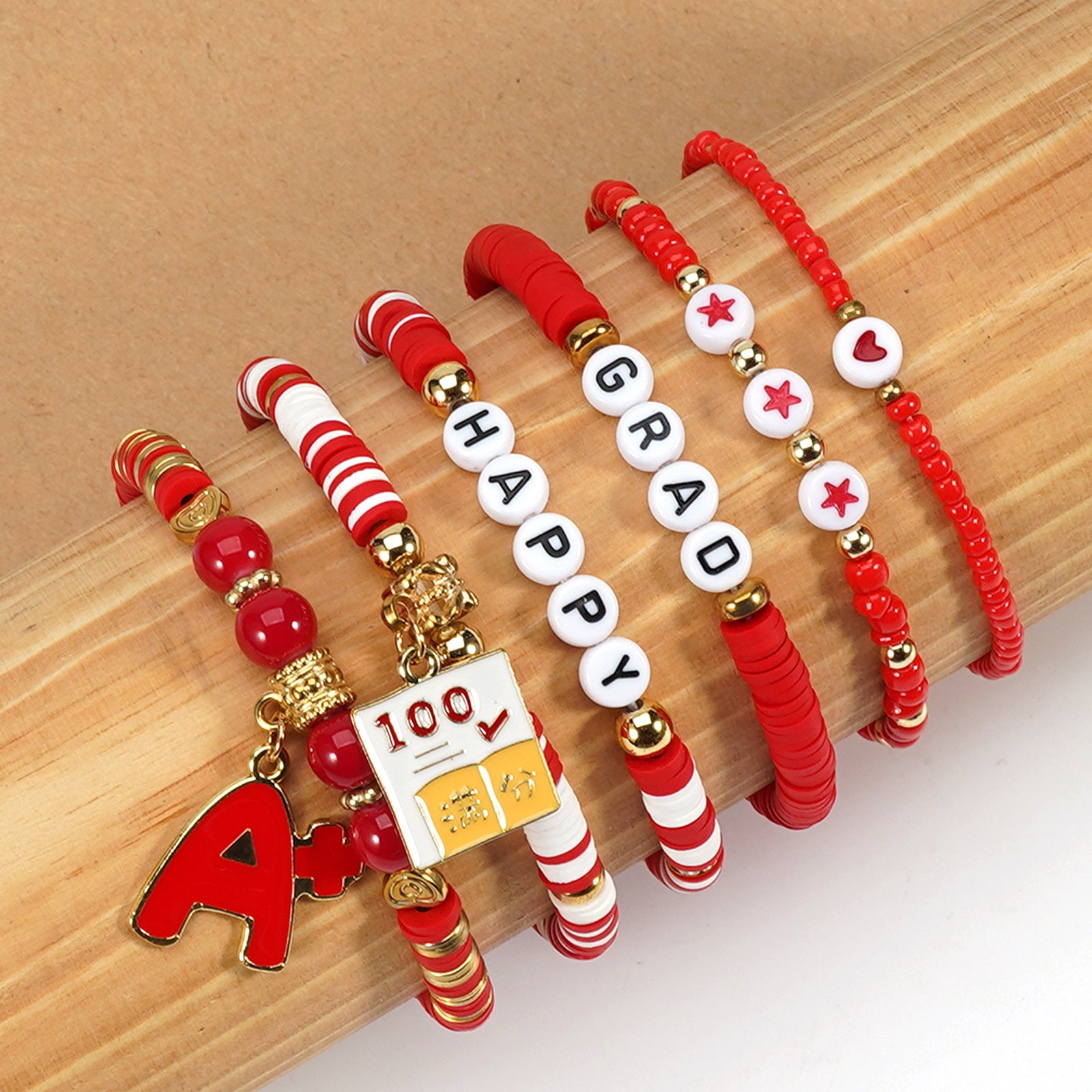 Back-to-school Season Bracelet Book and Graduation Cap A+fraction Ruler - product image 4