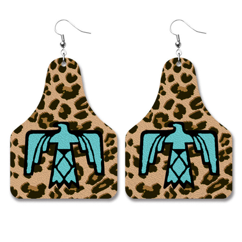 Western Vintage Leather Earrings - product image 12
