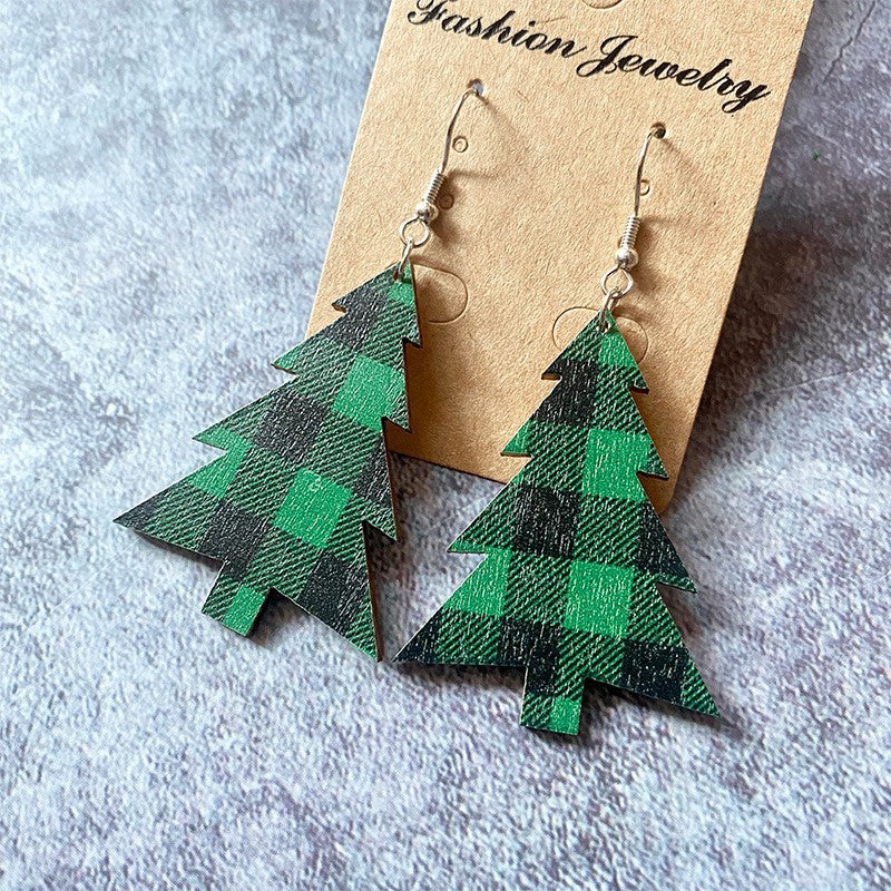 Cross Wood Earrings - product image 10