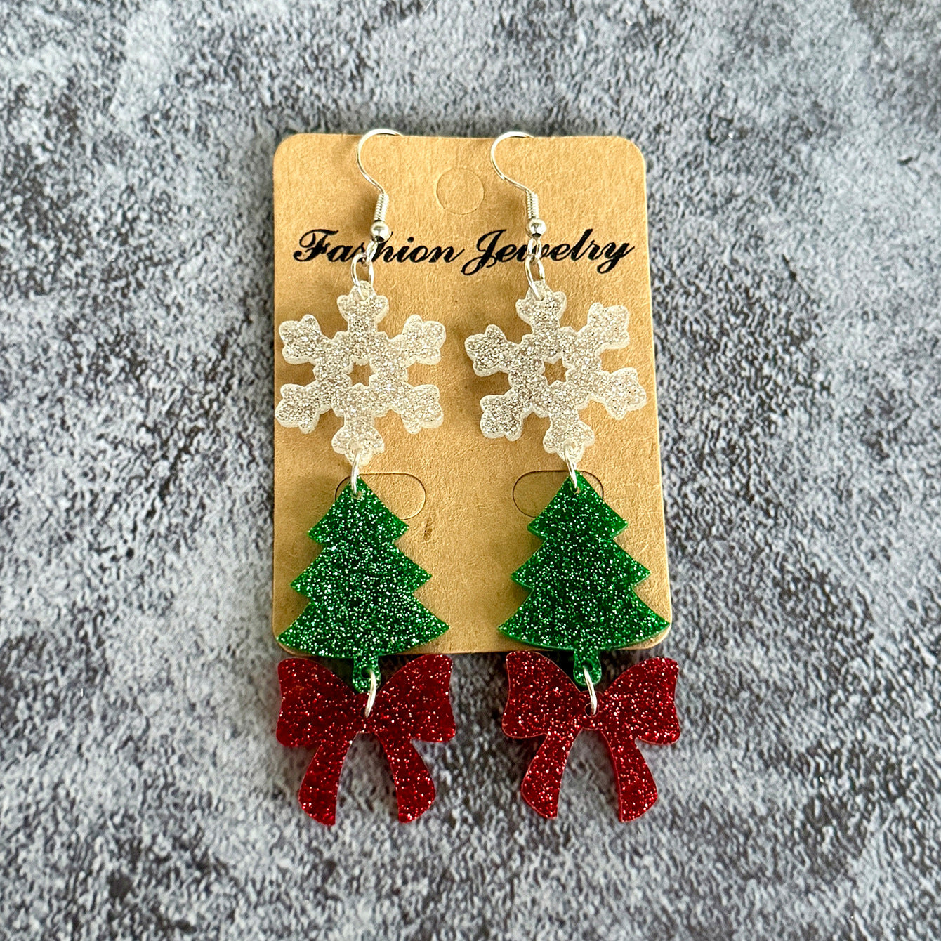 Cross Acrylic Earrings - product image 7