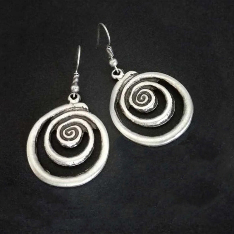 Vintage Geometric Cross Earrings - product image 2