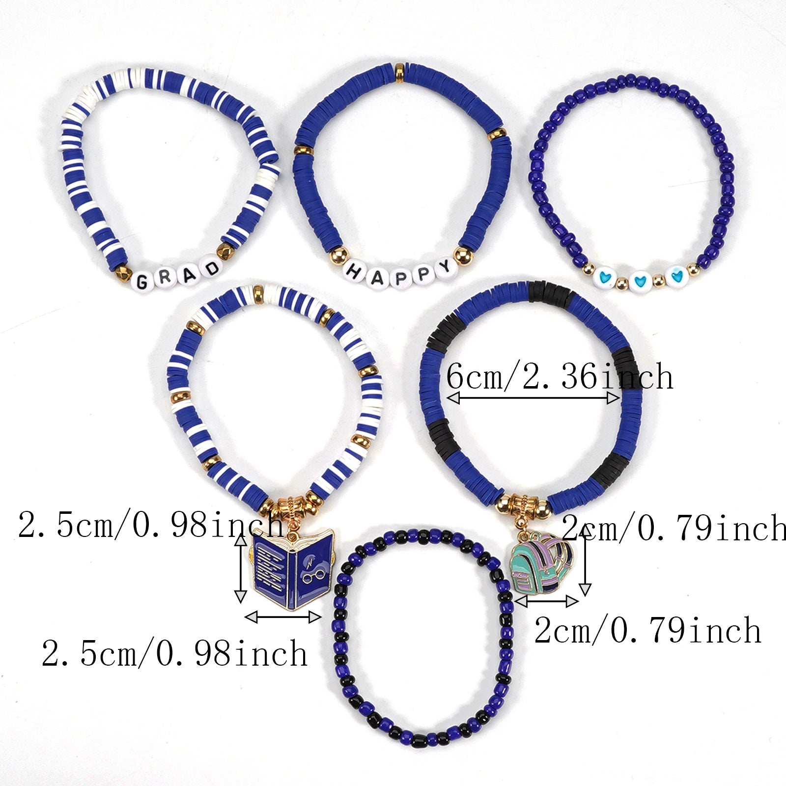 Back-to-school Season Bracelet Book and Graduation Cap A+fraction Ruler - product image 3