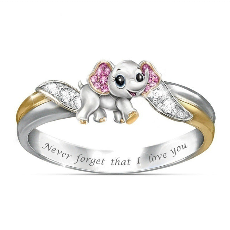 2020new Jewelry Trending Rings Women's Animal Ring: Owl - Elephant - and - product image 6