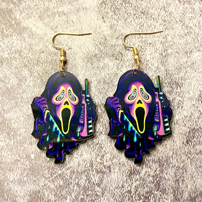 Cross Acrylic Earrings - product image 3