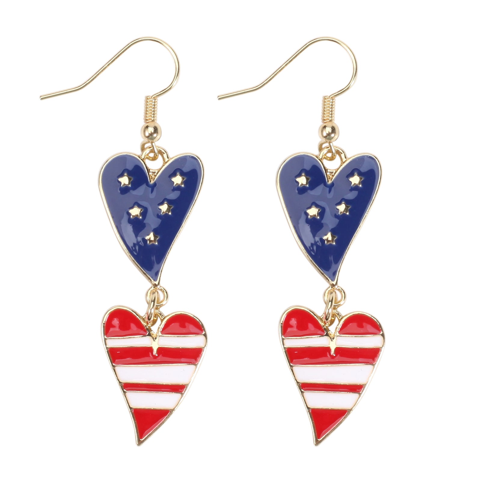 Cross Flag Earrings - product image 10