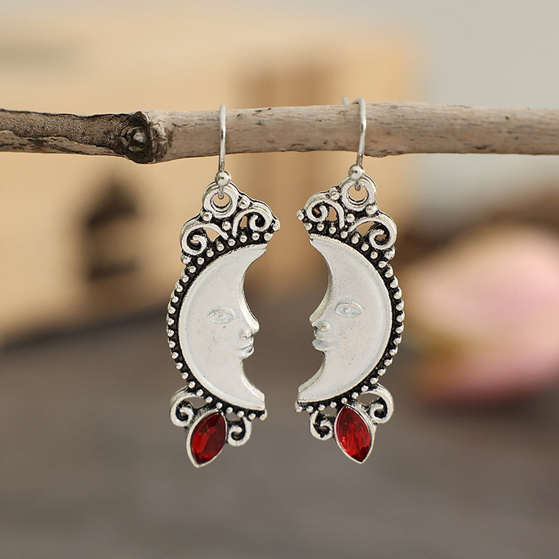 Moon Cross Earrings - product image 4
