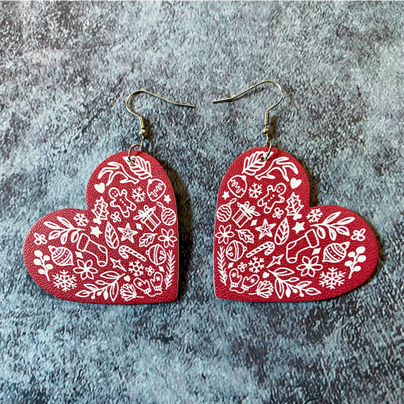 Statement Cross Leather Earrings - product image 13